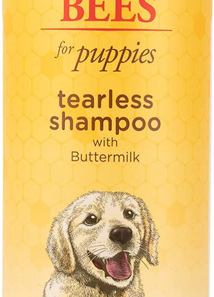 Burt's Bees for Pets Tearless Puppy Shampoo with Buttermilk, 6pk, 95% Natural Origin Formulas, Best Tearless Shampoo for Puppies - Gentle Dog and Puppy Shampoo Tear Free, 16 oz - 6 Pack