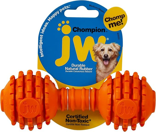 JW Pet Chompion Heavyweight Dog Chew Toy for Medium Breeds, Assorted Colors