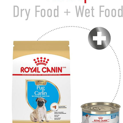 Royal Canin Breed Health Nutrition Pug Puppy Dry Dog Food, 2.5 lb Bag