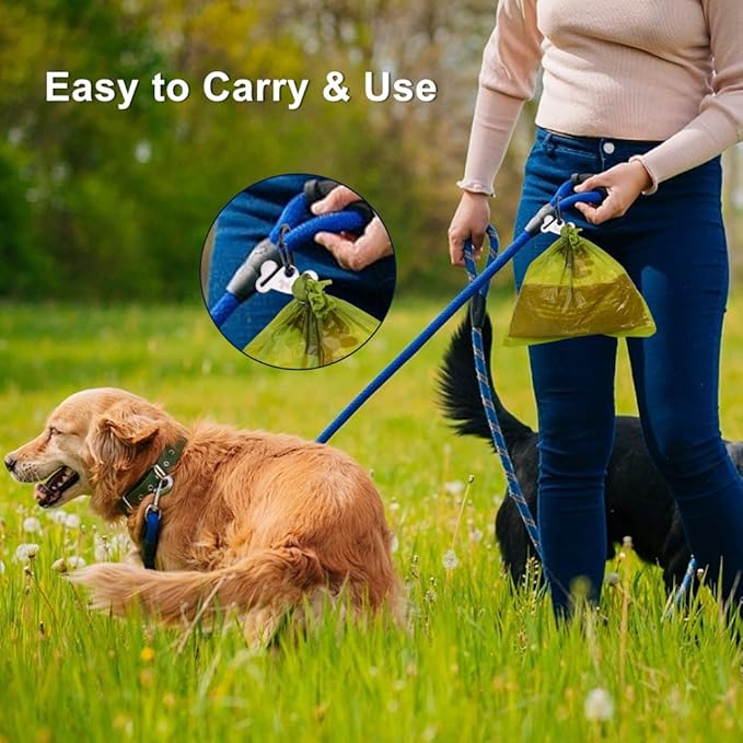4PCS Dog Poop Bag Holder, Waste Bag Holder, Dog Poop Bag Carrier, Hand Free Holder, Metal Holder
