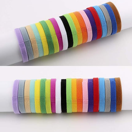 Luter 20Pcs Puppy ID Collars, Assorted Colors Whelping Collars Newborn Dog Kittens Band Adjustable Identification Collar for Pet