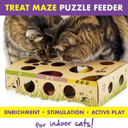 Cat Amazing - Best Cat Toy Ever! Interactive Treat Maze & Puzzle Feeder for Cats