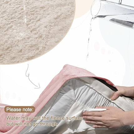 XLarge Orthopedic Dog Bed for Large Dogs, XL Waterproof Egg Crate Foam Dog Bed with Removable Washable Cover, 4-Sides Removable Bolster Soft Sofa Couch with Non-Slip Bottom, Pink