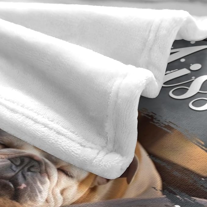 Pet Memorial Gifts for Lost of Dogs Cats, Personalized Pet Memorial Throw Blanket with Photo, in Memory of Dog Sympathy Gift Bereavement Remembrance Passing Away Gifts, Custom Pet Picture Blanket