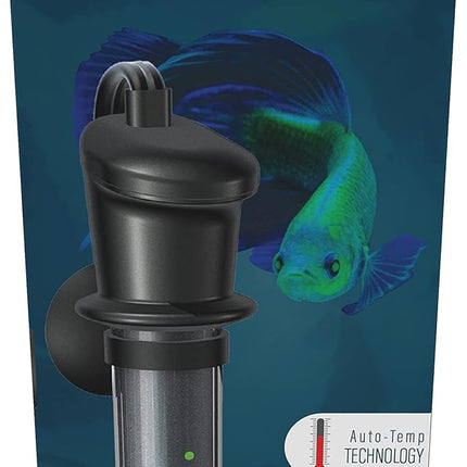 GloFish Submersible Heater 50 Watts, for Aquariums Up to 10 Gallons, UL Listed,BLACK