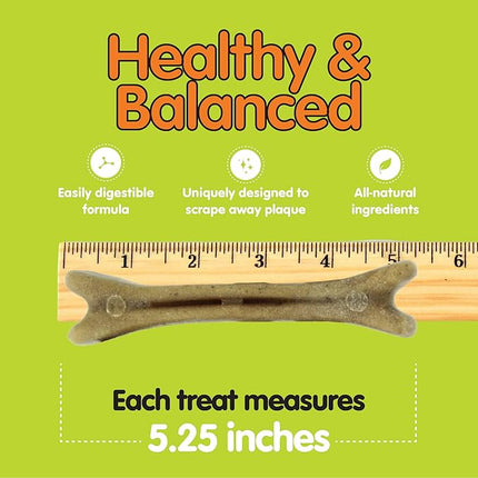 Fido - Super Breath Dental Care Bones for Dogs - 4 Count Large Dog Dental Treats for Large Dogs (Made in USA) - Tasty Dog Dental Chews Help Reduce Plaque, Tartar Buildup, and Freshens Breath