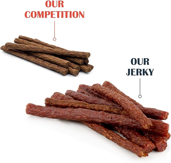 Flourish Pets Angus Beef Jerky Sticks, Dog Treats, Healthy Training Chews (8 Ounces)