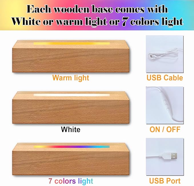 Personalized Pet Memorial Gifts, Pet Loss Gifts in Memory of Dog Night Lights, Custom Dog Memorial Plaque, Cat Memorial Photo Frame (Design #4)