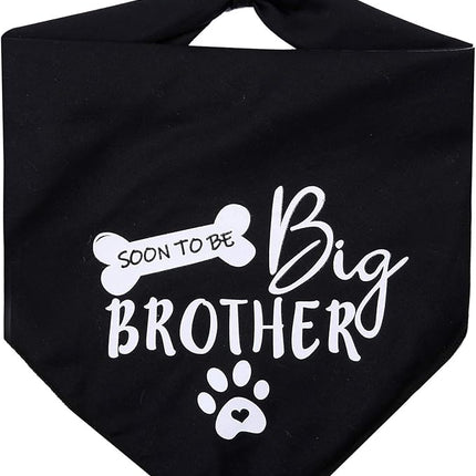 Big Brother Dog Bandana Reversible Triangle Bibs Pet Scarf