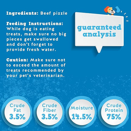 Jack&Pup Bully Stick Bites - Healthy Dog Treats for Medium & Small Dogs, All Natural, Single Ingredient for Puppies (Bully Bites 10oz)