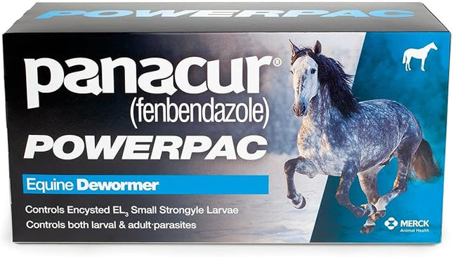 MERCK ANIML Health/DURVET Panacur Powerpac Dewormr Fenbendazole 1 Pack 57 Gram Paste 10%