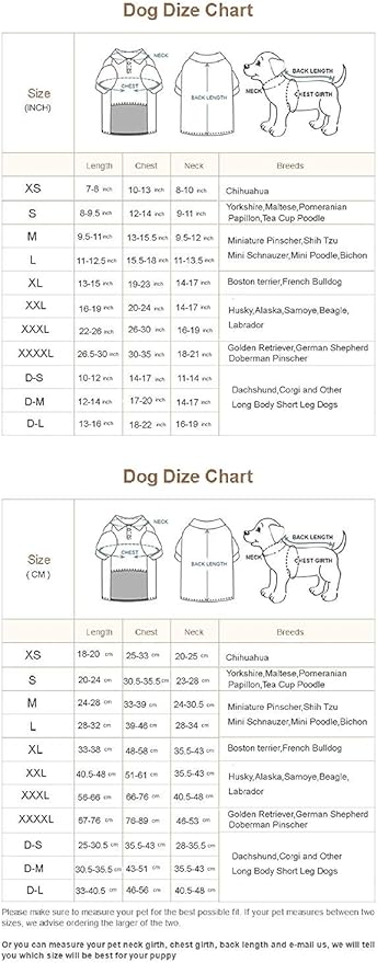Lovelonglong Blank Basic Hoodie Sweatshirt for Dogs 100% Cotton Fits Small Medium Dachshund Large Dog Red S