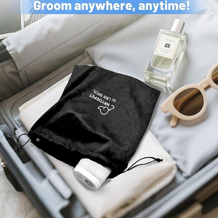 Hands-Free Dog Hair Dryer – Low Noise Pet Grooming Blower for Small & Medium Dogs Cats, Fast Drying, Adjustable Heat & Speed, Portable (Gray)