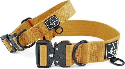 Made to ROAM Premium Dog Collar - Adjustable Heavy Duty Nylon Collar with Quick-Release Metal Buckle (Michigan Autumn, Classic Size 1)