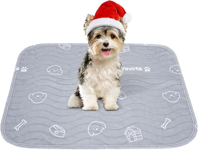 2 Pack Puppy Pee Pads Heavy Absorbency Washable for Dogs, Reusable Pee Pads Prevent Leakage Non-Slip, Waterproof Pet Training Pads for Puppy Playpen, Crate, Whelping Box, 18"x24"
