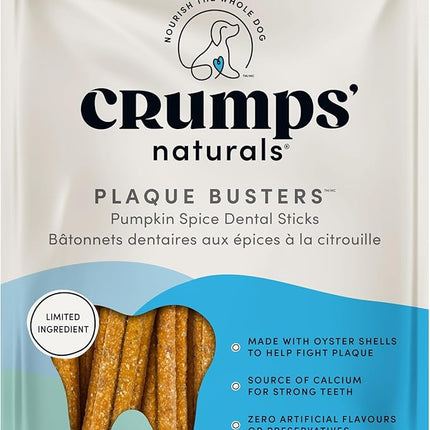 Crumps' Naturals Pumpkin Spice Plaque Busters 7" - 8 Pack