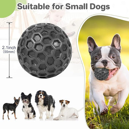 Interactive Squeaky Dog Balls Puppy Toys, Dog Toys for Small Dogs, Puppy Chew Toys for Teething and Relax, Dogs Chew Toy Balls Small Toys for Small Breed