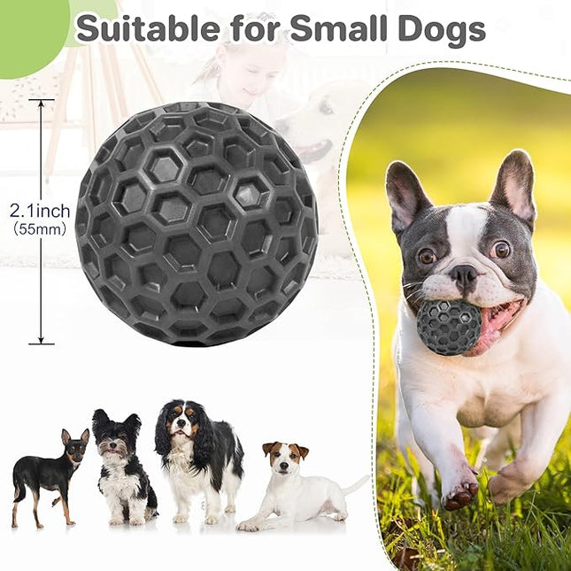 Interactive Squeaky Dog Balls Puppy Toys, Dog Toys for Small Dogs, Puppy Chew Toys for Teething and Relax, Dogs Chew Toy Balls Small Toys for Small Breed