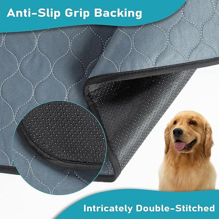 Washable Pee Pads for Dog, 2 Pack, 27.5 Inch Round, Reusable Puppy Pads with Quick Dry, Anti-Slip for Dogs, Cats & Whelping