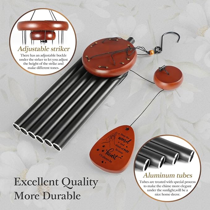 SteadStyle Pet Memorial Gifts for Dogs, Dog Memorial, Pet Memorial Wind Chime, Loss of a Dog Sympathy Gift, in Memory of Dogs Cats Gifts,Remembrance Bereavement Gift 36 in