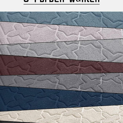 Yimobra Cat Litter Mat, 35.4"x23.6" Litter Box Mat with Litter Lock Mesh, Soft Cat Litter Mat Litter Trapping Mat, Easy to Clean, Non-Slip, Water Resistant, Litter Free Floors, Dark Coffee