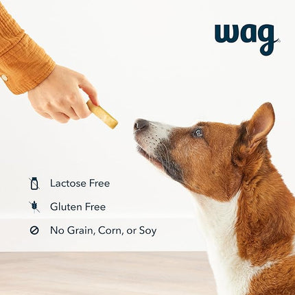 Amazon Brand - Wag Yak Cheese Himalayan Dog Chews, Dog Treats for Medium Size Dogs, All Natural, High Protein for Aggressive Chewers, 15-35 lbs, 3 Count, 6.9 oz