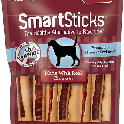SmartBones SmartSticks, Treat Your Dog to a Rawhide-Free Chew Made With Real Meat and Vegetables, 25 Count (Pack of 1)