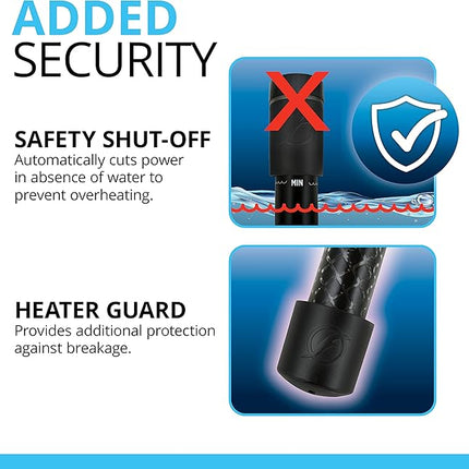 Fluval T200 Fully Electronic Heater for Freshwater Aquariums up to 65 Gal.