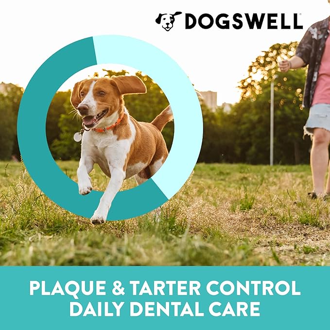 DOGSWELL Dental Jerky Dog Treats, Chicken, 24 oz. Bag