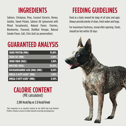 Nulo Trainers Salmon Recipe Grain-Free Low-Calorie Healthy Dog & Puppy Training Treats, 4 Ounce Pouch