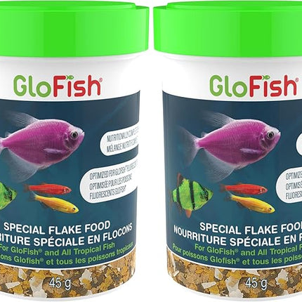 GloFish Special Flake Dry Fish Food for Brightness, 1.6 oz - 77003 (Pack of 2)