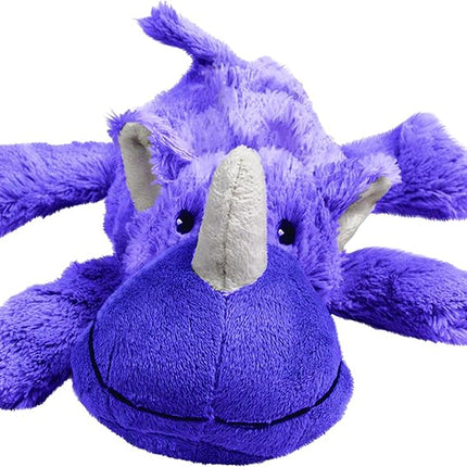 KONG - Cozie Rosie Rhino - Indoor Cuddle Squeaky Plush Dog Toy - for Small Dogs