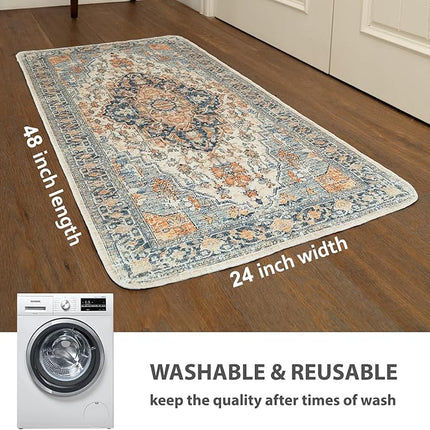 nunubaby 4PACKWashable Pee Pads for Dogs, Stylish, Non-Slip and Leak-Proof Pee Pads. Reusable Potty Pads for Dogs for Crates and Floors.(Beige/Multi, 24" x48")