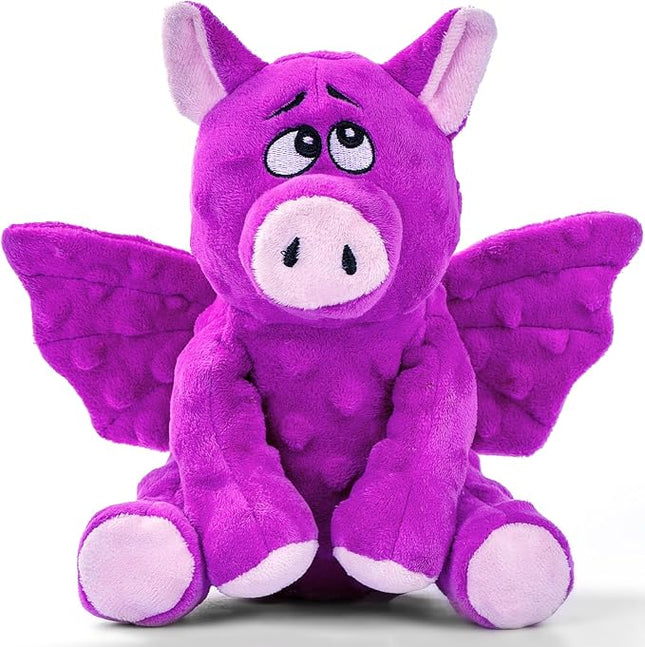 Large Squeaky Dog Toys, Plush Dog Toys with Crinkle Paper to Keep Them Busy, Stuffed Tough Chew Toys for Small Medium and Large Dogs