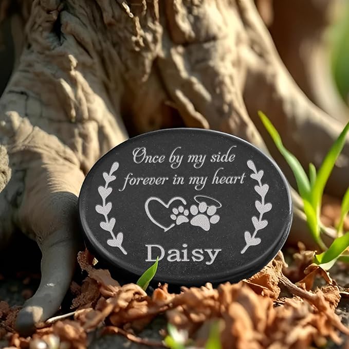 Personalized Dog Memorial Stone, Pet Memorial Stone, Pet Memorial Gifts, Dog Memorial Gifts for Loss of Dog, Loss of Cat Sympathy Gift, Cat Memorial Gifts, Pet Loss Gifts