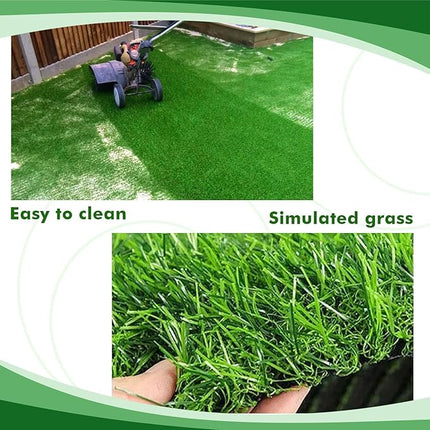 118.1 x 39.4 Inch (Pack of 1) Dog Grass Pad, Extra Large Artificial Grass Turf Mat, Fake Grass for Large Dog Potty Training Indoor Outdoor Balcony Patio Lawn Decoration