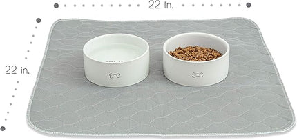 rocket & rex Premium Washable Pee Pads for Dogs, Waterproof & Reusable Puppy Pads for Potty Training, Whelping, Lining Crates & More, Guaranteed for up to 300 Washes, 22" x 22" (Pack of 2)