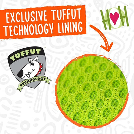 HuggleHounds Huggle-Fusion Dog Toy - Dog Toys Rubber, Fuzzy Dog Toy, Puppy Essentials, Plush & Heavy Duty Latex for Small, Medium & Large Dogs, All Breeds - Dude Turtle