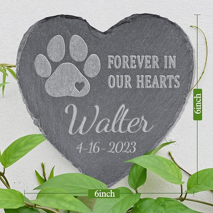 Pet Memorial Stones, Pet Memorial Gifts, Loss of Pet Sympathy Gifts, Dog Memorial Gifts for Loss of Dog, Pet Bereavement Gifts, Dog Grave Marker, Pet Loss Gifts, in Memory of Dog - Style A