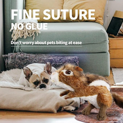 ALL FOR PAWS Dog Squeaky Toys Stuffed Animal Chipmunk Pet Plush Toys Squeak Chew Toy for Dogs Large