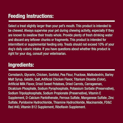 SmartBones SmartSticks, Treat Your Dog to a Rawhide-Free Chew Made With Real Meat and Vegetables, 25 Count (Pack of 1)