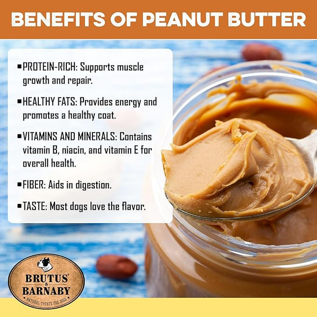 BRUTUS & BARNABY USA Sweet Potato Dog Treats - Grain Free, Peanut Butter Crunchy Sticks are Great Tasting, Promotes Positive Dog Gut Health with Natural Anti-Diarrhea Properties,(2lb Bag)