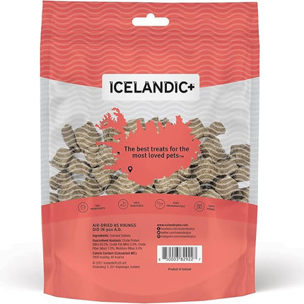 Icelandic+ Plus Cod & Salmon Combo Bites Dog Treat 3.0-oz Bag