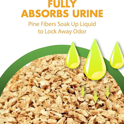 Feline Pine Platinum Non-Clumping Cat Litter, Feline Pine Cat Litter 18lb