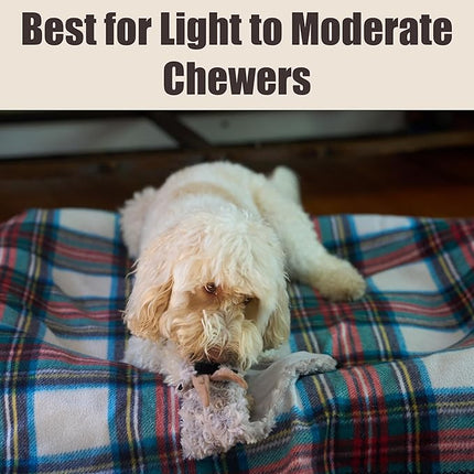 SPOT Skinneeez Crinklers Stuffless Goat Dog Toy, 23 Inch Plush with Crinkle and Squeaker, Tug Toy for Medium and Large Dog Breeds