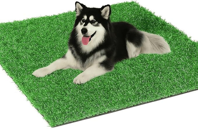 Artificial Grass for Dogs Pee Tray Fake Grass Mat for Professional Puppy Potty Trainer Replacement Dog Grass Pad for Indoor and Outdoor (51.3x32 Inch(Pack of 1))