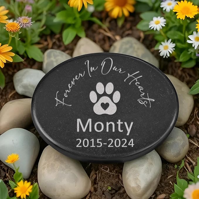 Personalized Pet Memorial Stone, Pet Memorial Gifts, Loss of Pet Sympathy Gift Dog, Lost Cat Memorial Gift, in Memory of Pet Stone, Pet Condolences Gifts, Pet Grave Markers