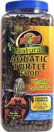 Zoo Med Aquatic Turtle Food Growth Formula 13 oz.