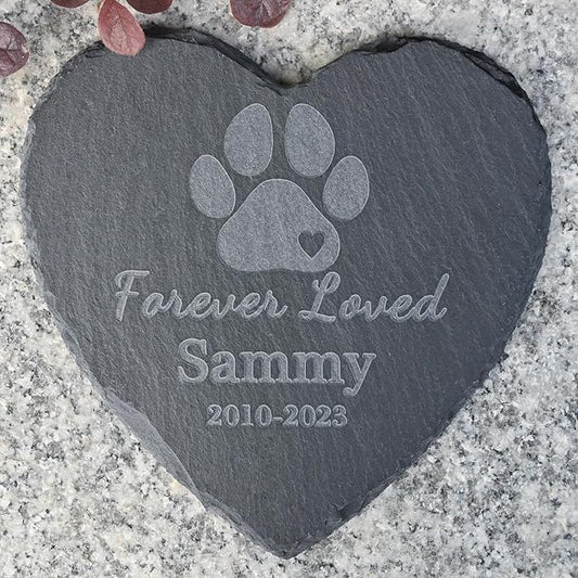 Pet Memorial Stones, Gifts, Loss of Sympathy Dog Gifts for Dog, Bereavement Grave Marker, in Memory - Style C, 6''x6''/15x15cm