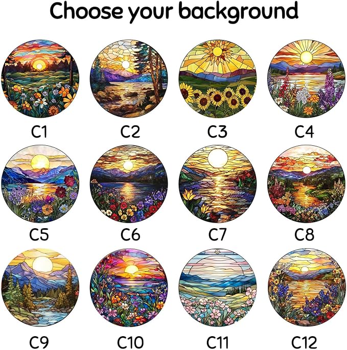 Gabita Custom Dog Portrait Stained Glass Window Hanging Light Catcher V1, Pet Memorial Stained Glass Photo, Dog Memorial Gift Pet Loss Sympathy Gift